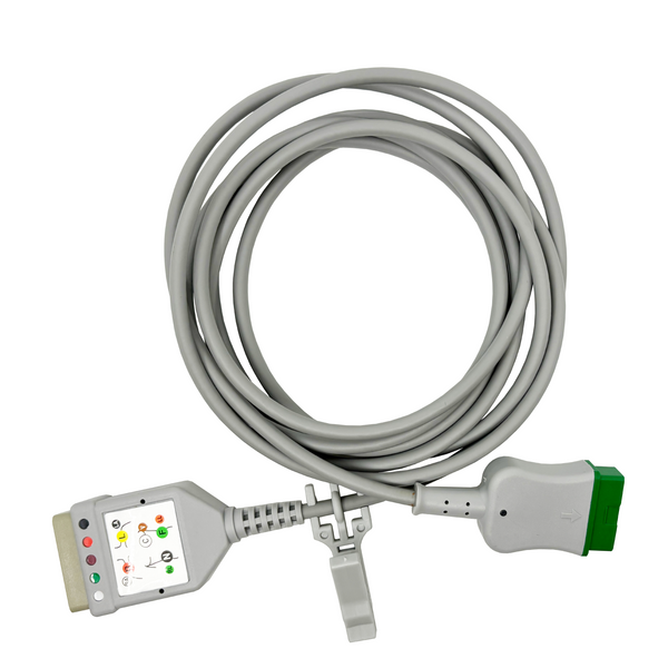B-CBL5-Brio - Extension cable for 5 Lead ECG cable