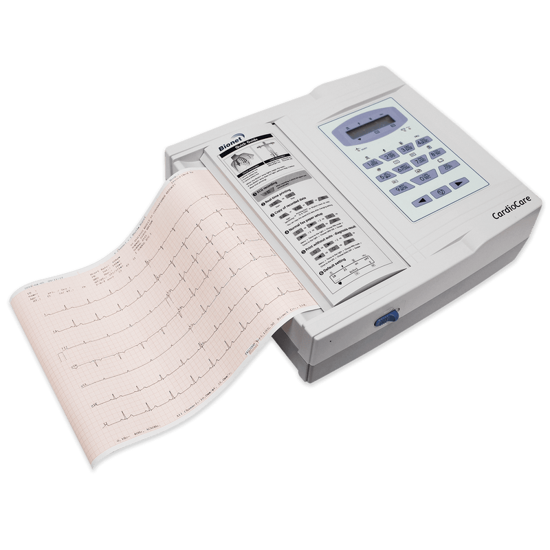 CardioCare 2000 - Interpretive 12 Channel Electrocardiograph ECG/EKG Machine