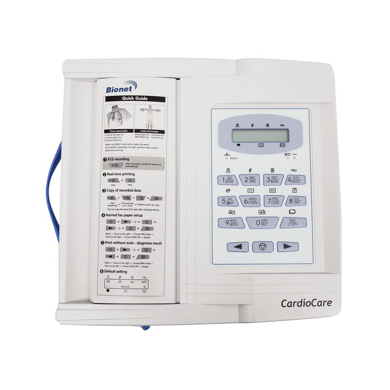 CardioCare 2000 - Interpretive 12 Channel Electrocardiograph ECG/EKG Machine