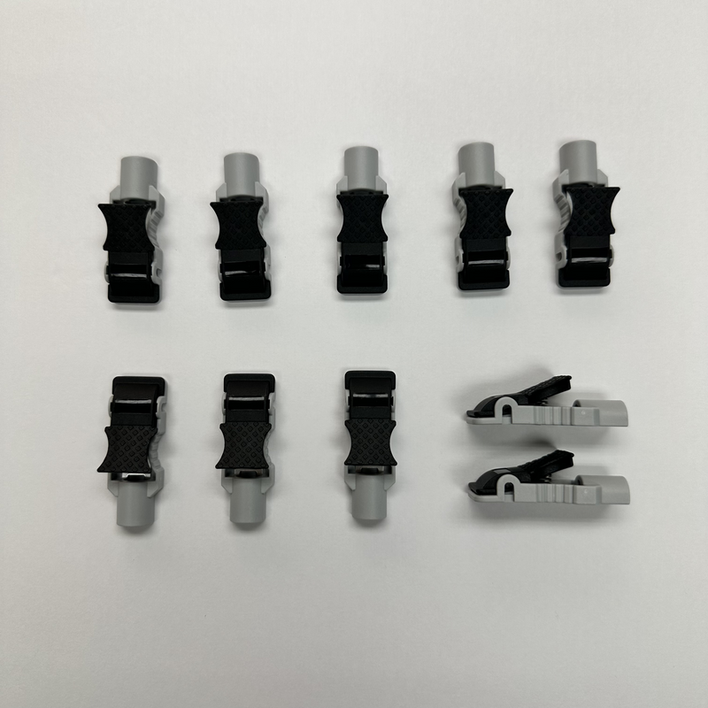 Strisce Sbiancanti Denti Crest Clip Alligatore Per ECG Skintact Connettore Banana 10 4 Mm Per Macchine Contec 604803 - Foto 9