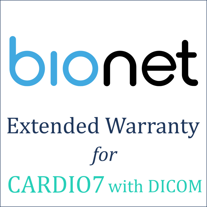 Bionet Extended Warranty (1 Year) - Cardio7 with DICOM