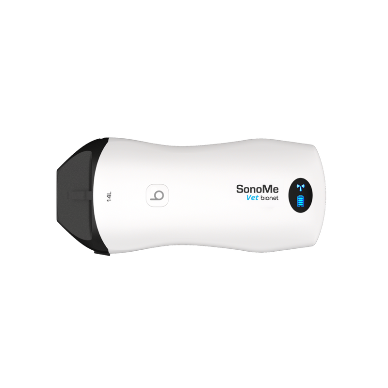 SonoMe Vet 14L - Linear / Color | Bionet Veterinary Wireless Handheld Ultrasound Probe