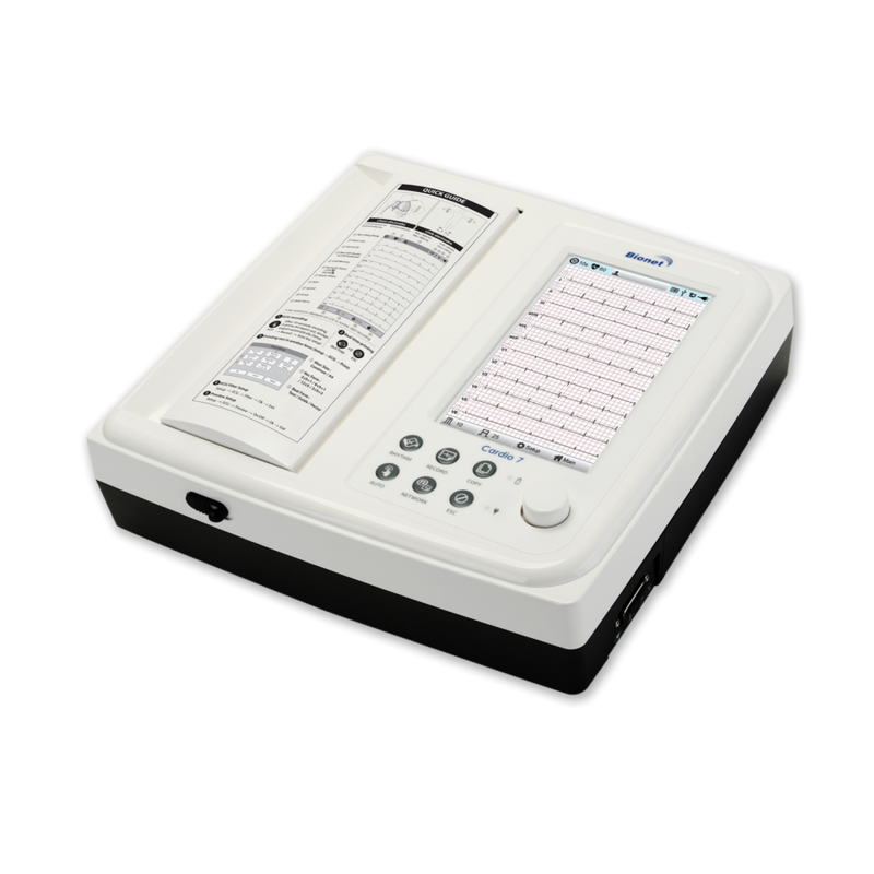Cardio7 with DICOM - Bionet Interpretive Touch Screen Electrocardiograph ECG/EKG Machine